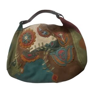 Lucky Brand Multicolor Artistic Shoulder Bag